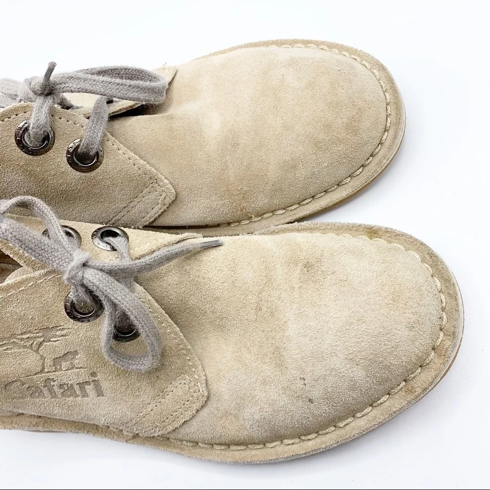 Clarks Women's Tan Suede Ankle Boots - Picture 6 of 13